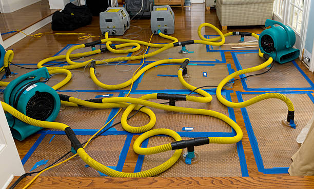 Professional Burst Pipe Water Damage technician working in Stewart, OH
